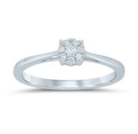 Anello Gazzola Gioielli Donna MultipietraAnelloGamboDritto in Oro bianco Diamante 0.05 Ct FROX5375-NG - FROX5375-NG